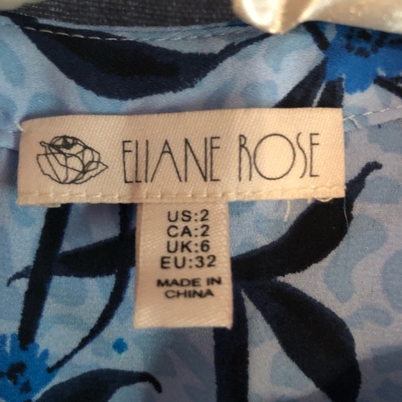 Eliane Rose Blue Yellow Floral Dress - Picture 4 of 6